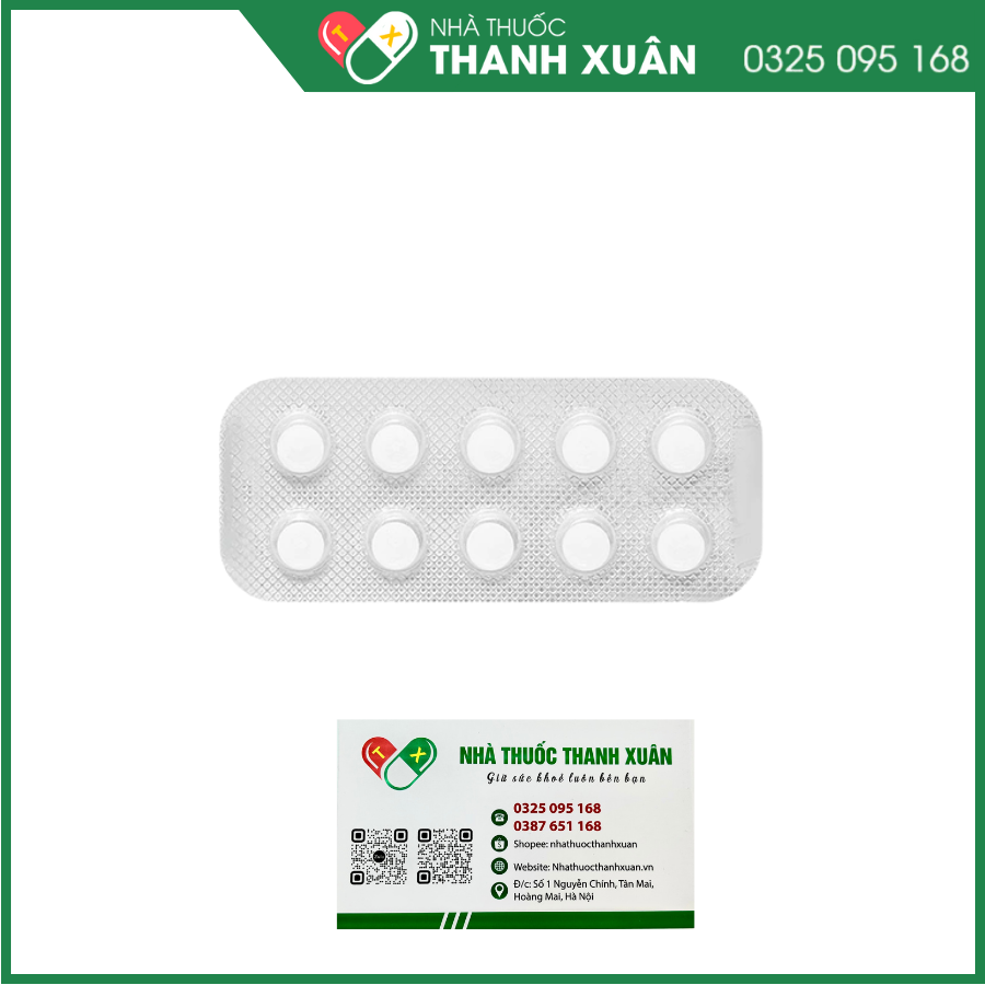 Nadecin 10mg phòng và điều trị cơn đau thắt ngực, điều trị suy tim sung huyết